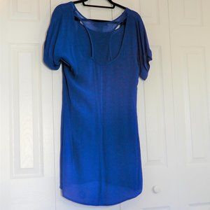 Love 21 Cobalt Blue Chiffon Dress in Size XS